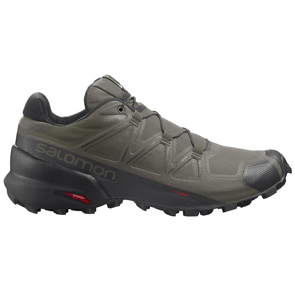 SALOMON UK SPEEDCROSS 5 - Mens Trail Running Shoes Olive,YBZC90261
